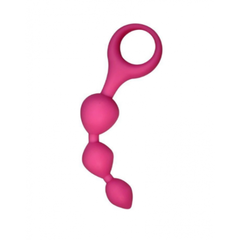 Анальная цепочка Triball розовая от Alive