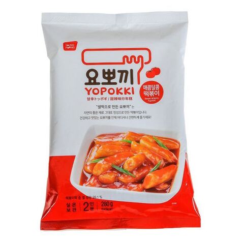 Рисовые клецки ТОКПОККИ с остро-сладким соусом Sweet & Spicy, 280 г, Корея