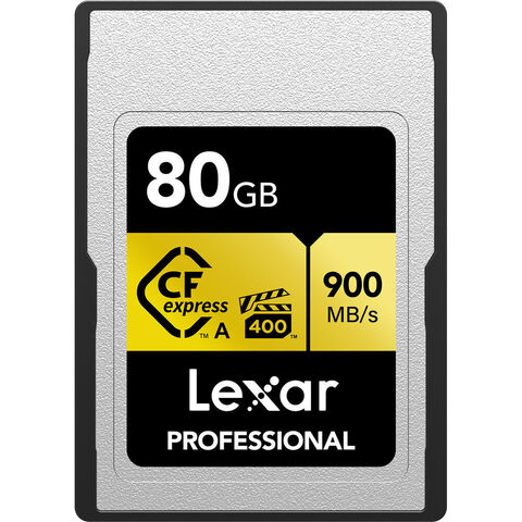 Карта памяти Lexar Pro CFexpress A 80GB GOLD 900/800