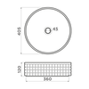 Omoikiri 4972072 Раковина Akira-WH Natceramic/белый