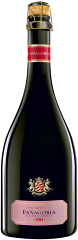 Игристое вино Сенной выдержанное Фанагория экстра брют розовое ЗНМП
