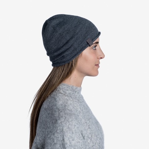 Картинка шапка вязаная Buff Hat Knitted Lekey Grey - 7