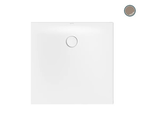 Bette Floor Side 3381-415 AS поддон 900x900х30 мм, Антислип Sense, в комплекте звукопоглощающие пластины, цвет Cashmere