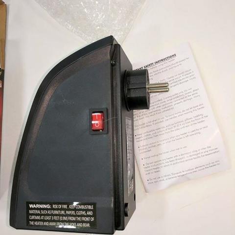 Портативный электрический обогреватель Handy Heater (400 Вт) (без пульта)