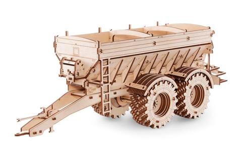Сборная деревянная модель «Прицеп к трактору Кировец К-7М» (EWA)