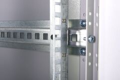 Шкаф телекоммуникационный напольный ЦМО ШТК-Э, IP20, 18U, 920х600х800 мм (ВхШхГ), дверь: стекло, боковая панель: сплошная, разборный, цвет: серый