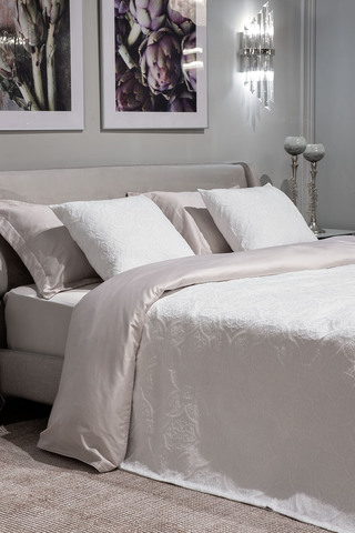 Покрывало 240x260 Garda Decor Тиара белое