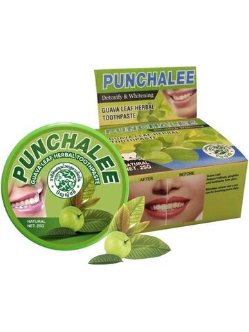 PUNCHALEE Растительная зубная паста с экстрактом листьев гуавы 25 г