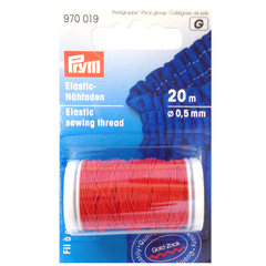 Эластичная красная нить-резинка Prym для шитья