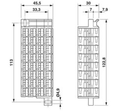 FTMC 1,5/32-3 /BU-Сотовая клемма