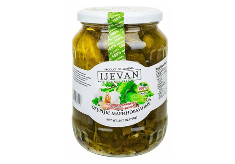 Огурцы маринованные IJEVAN, 700мл