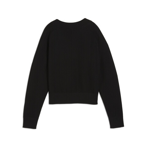 Толстовка Puma T7 Knitted V-Neck Crew PUMA Black