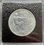K16207 Чехословакия 10 крон, 1931 Ag-700, 10 gr