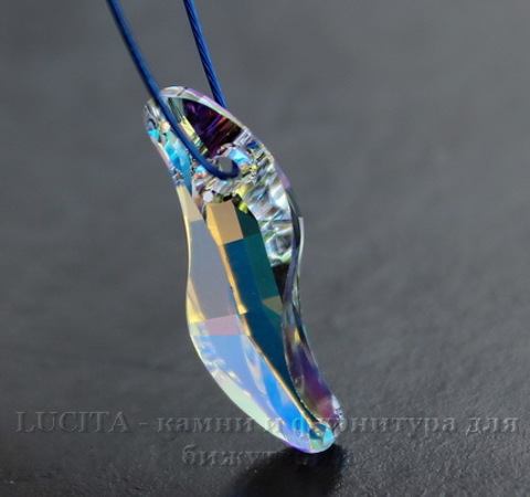6525 Подвеска Сваровски Wave Crystal AB (19 мм) ()