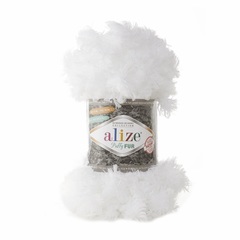 Пряжа Alize Puffy Fur цвет 6100