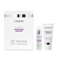 La Biosthetique Protection Cheveux Complexe: Набор для волос стабилизирующий с молекулярным комплексом: спрей, маска (Power Spray Complexe 3+ Power Mask Volume Complexe 3)