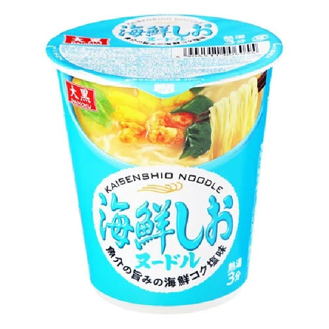 Лапша со вкусом морепродуктов Daikoku Kaisenshio Noodle, 66 гр