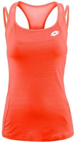 Топ теннисный Lotto Tennis Tech Tank - fiery coral