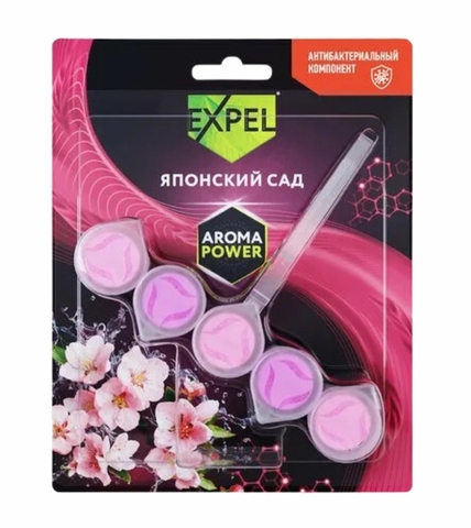Средство чист д/унитаза EXPEL Aroma Power Японский сад Upeco РОССИЯ