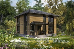 Проект двухэтажного дома "Северини" 148 кв.м.