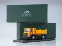 MAZ-5550 tipper MosMetro yellow-red 1:43 Start Scale Models (SSM)