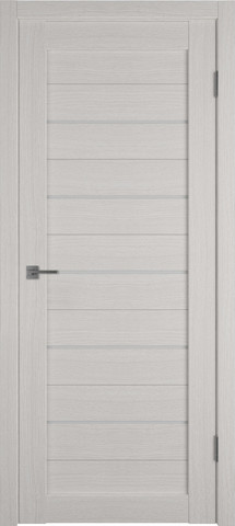 Межкомнатная дверь экошпон VFD (ВФД) Atum 5 Bianco стекло White Cloud