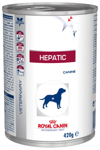 Royal Canin Hepatic консервы для собак при заболеваниях печени 420г