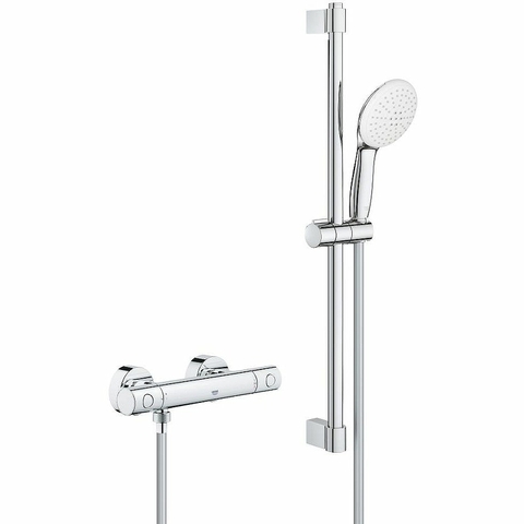 GROHE 34768001 Grohtherm 800 Cosmopolitan Термостат для ванны 2 режима струи, душевая штанга (замена арт. 34768000)
