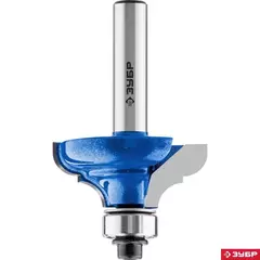 ЗУБР 35 x 17 мм, радиус 5.5 мм, фреза кромочная калевочная №3, Профессионал (28703-35)