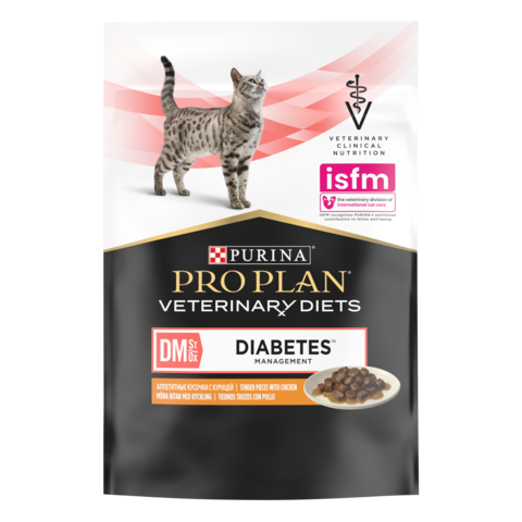 Pro Plan Veterinary Diets диетический корм для кошек при диабете (курица) 85 гр