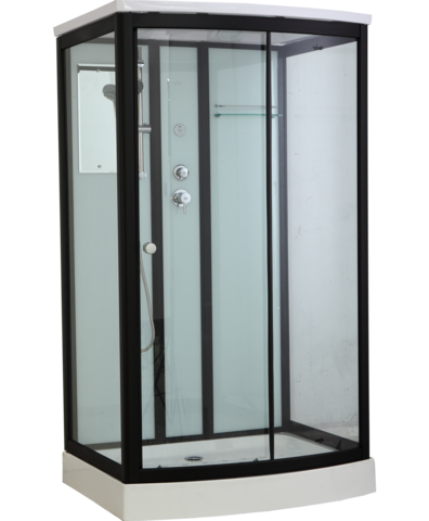 Душевая кабина Timo Standart Black 120*90*220  (T-6615B)
