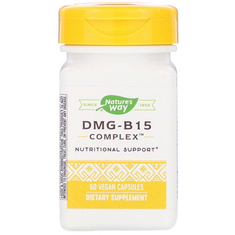 Nature's Way, DMG-B15 Complex, 60 Vegan Capsules