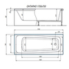 Акриловая ванна Alex Baitler Ontario 170х70