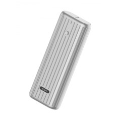 Внешний аккумулятор WiWU JC-09 (20000 mAh, Type-C, PD, QС 3.0) серебристый