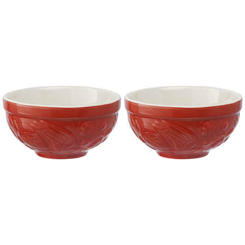 Набор пиал 2шт 190мл Liberty Jones Birds of Paradise красные