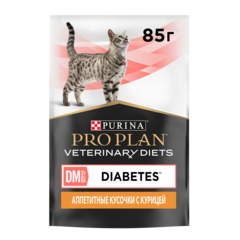 Pro Plan Veterinary Diets диетический корм для кошек при диабете (курица) 85 гр