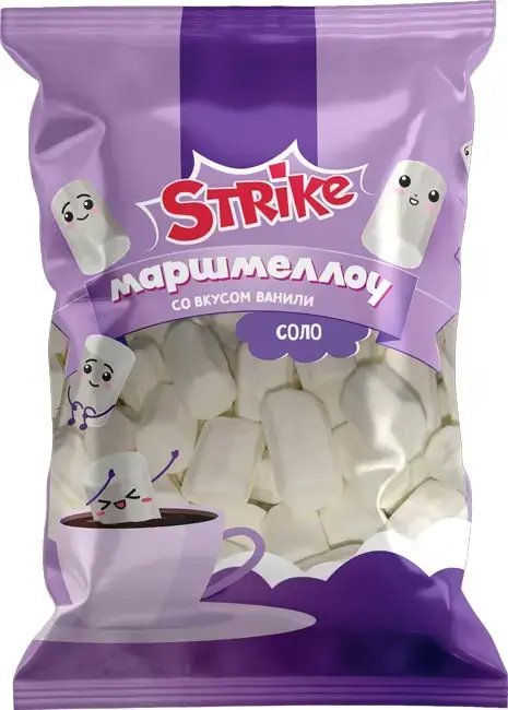 «Strike», маршмеллоу Solo, 65 г (5 шт/325 гр)