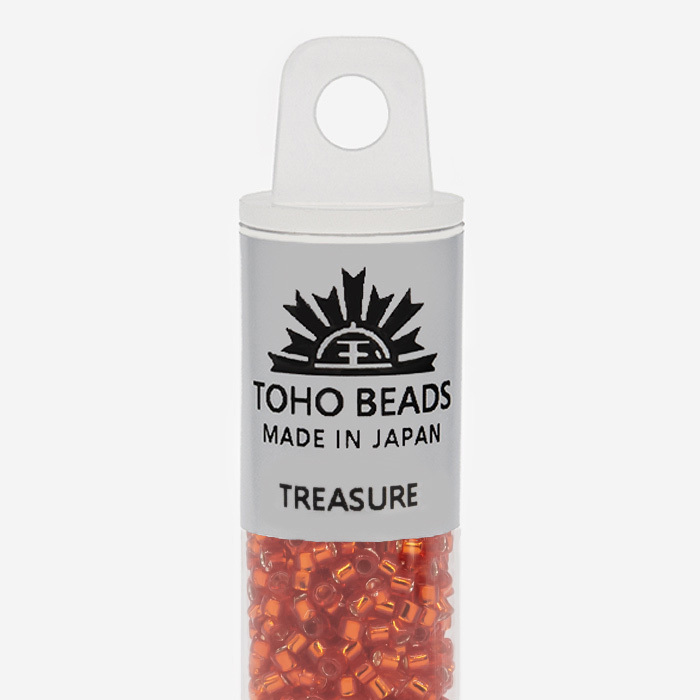 Японский бисер TOHO Treasure (№25), с внутренним серебрением, прозрачный