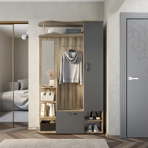 Прихожая Агата пр-03 дуб каньон / графит