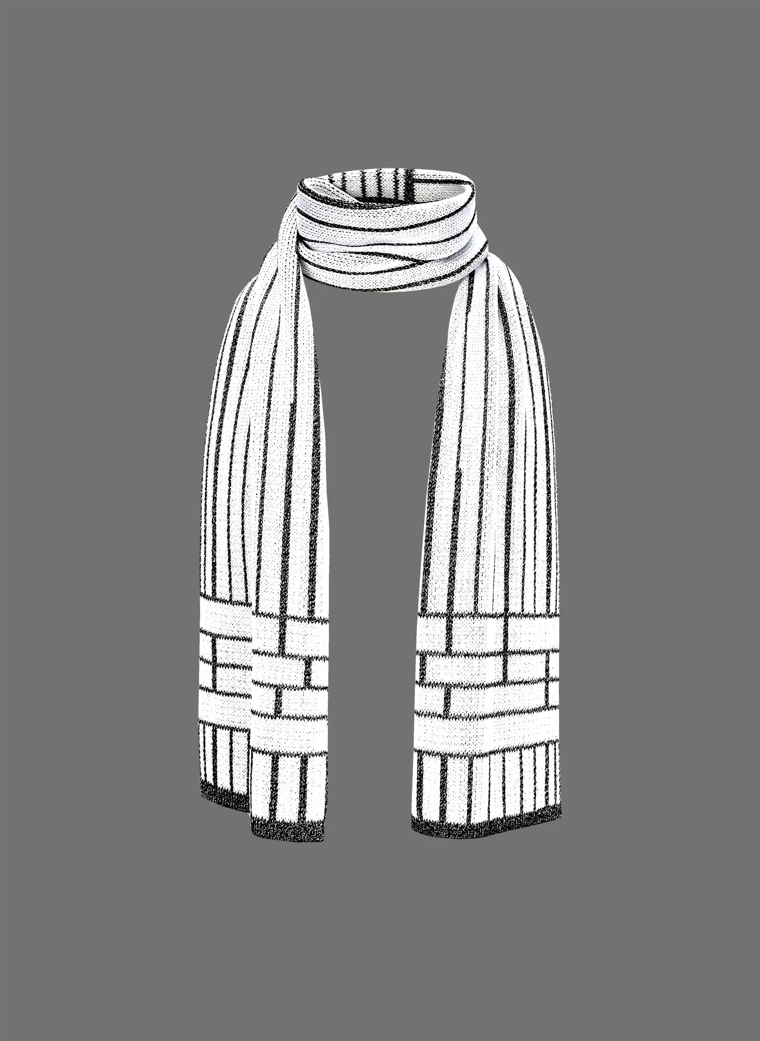 Шарф «Пыльная роза»