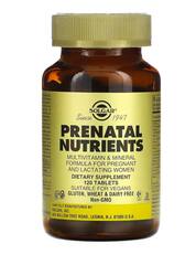 Solgar Prenatal Nutrients, 120 таблеток