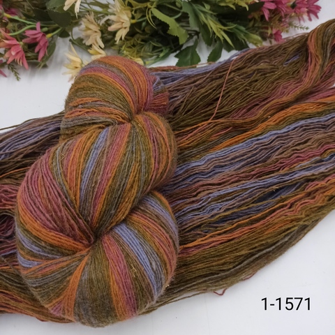 Дундага 6/1 шерсть секционного окрашивания 01-1571 420м/100гр