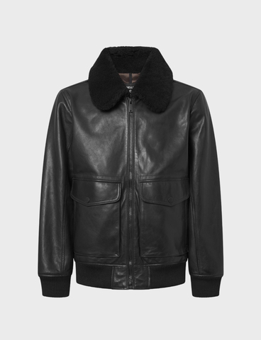 Куртка кожаная Strellson Aviator-W