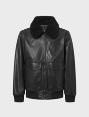 Куртка кожаная Strellson Aviator-W