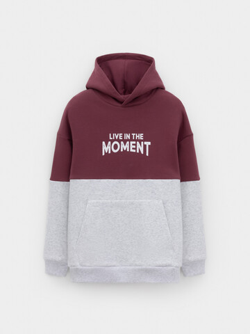 джемпер  для мальчика  КР 302214/коричневый,св.серый меланж к634