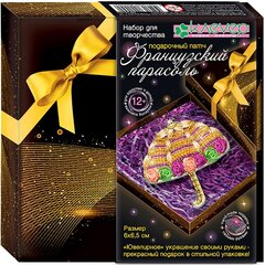 
          Набор для изготовления подарочного патча Клевер, 140х140х23 мм, картонная упаковка, "Французский парасоль"