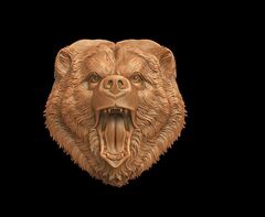 Силиконовый молд Медведь № 1455 малый