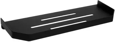 Полка прямоугольная одноэтажная Fixsen Hi-Tech черная FX-843B