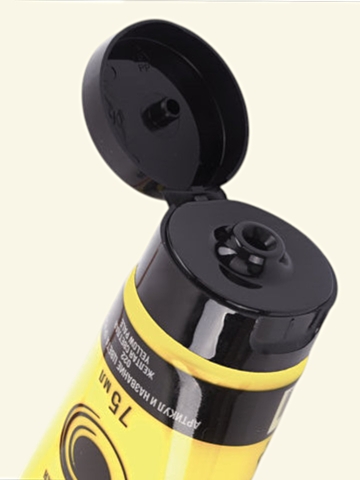 Краска акриловая художественная BRAUBERG ART CLASSIC, туба 75мл, ЖЕЛТАЯ СВЕТЛАЯ, арт. 022