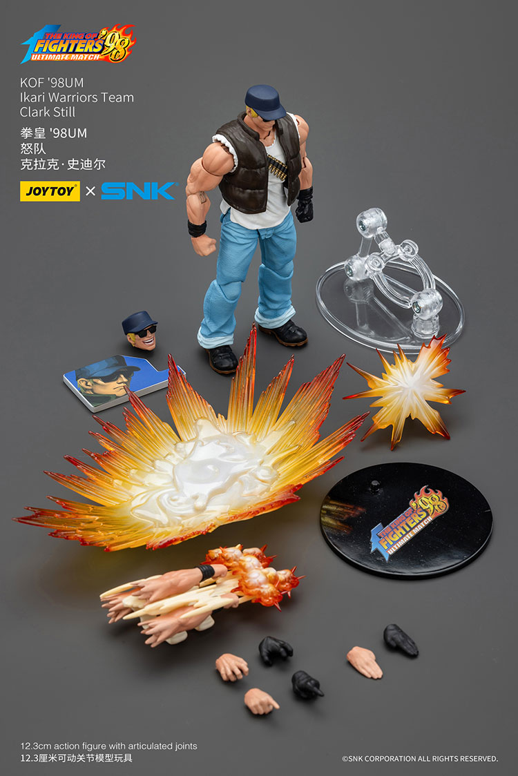 Фигурка Кларк Стилл из игры Король бойцов 1/18